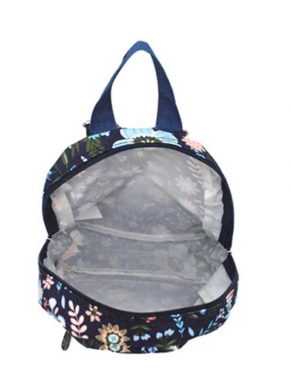 NWT TODDLER Girl Navy Floral Kids Backpack with Pink & Blue Flowers, toddler bag